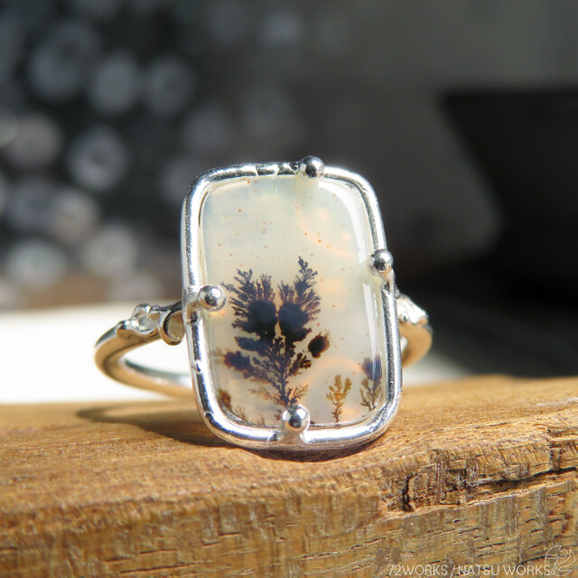 デンドリティックアゲート　リング デンドリティック アゲート リング / Dendritic Agate Ring m12