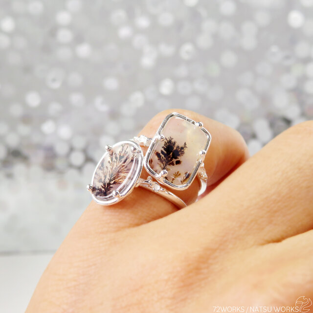 デンドリティックアゲート　リング デンドリティック アゲートリング / Dendritic Agate Ring 5b