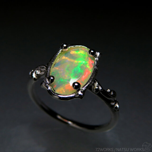 エチオピア オパール リング / Ethiopian Opal Ring 5b | iichi 日々の