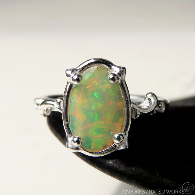 エチオピア オパール リング / Ethiopian Opal Ring 5b | iichi 日々の