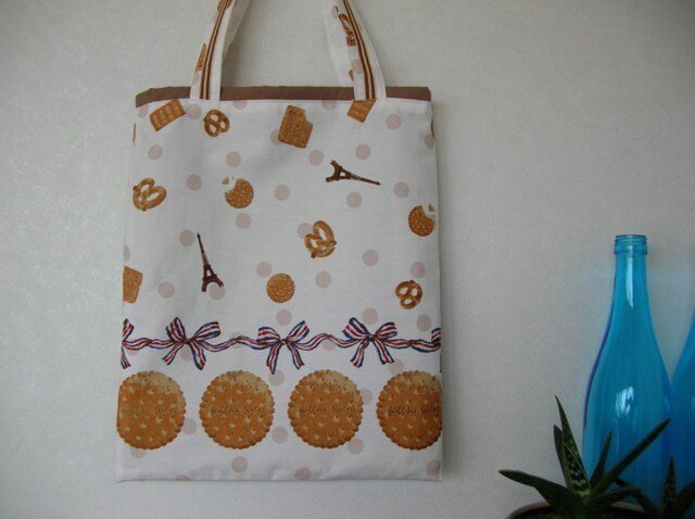 <Sold> 春色の手提げ♪フォーチュンクッキーの画像1枚目