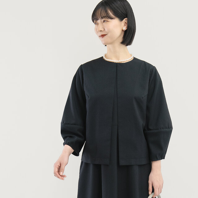 吸水速乾・ドライ しっかり涼しい プレミアム機能性素材 ワンピース 黒