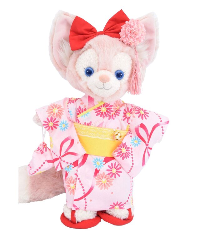 リーナ・ベル 着せ替え コスチューム 巾着＆草履付 浴衣 リボン柄 本体無 Sサイズ用