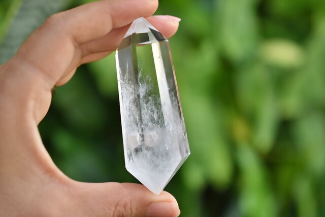 両剣水晶☆エンジェルラダーインクォーツポイント 原石s851 | iichi