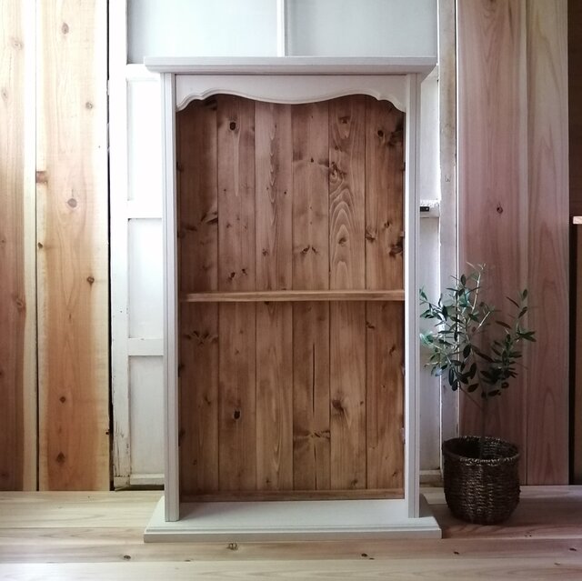 古いキャビネット ヴィンテージ キャビネット『 Vintage Shelf 』H1050 ホワイト | iichi