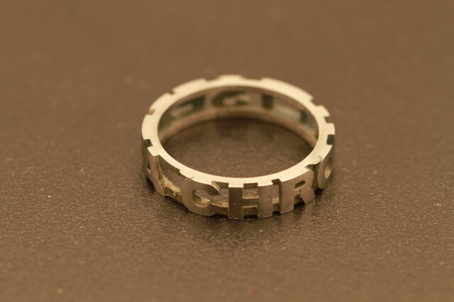 たーちゃんリングオーダー CHROM製オーダーメイドネームリング | iichi 日々の暮らしを心地よく