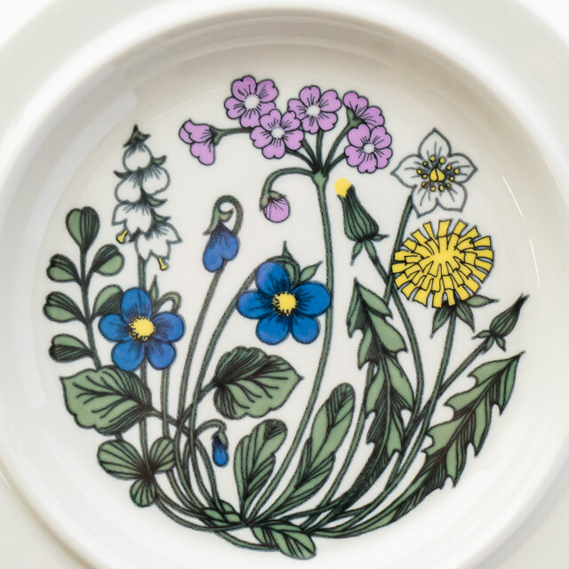 Flora｜plate φ20cm | iichi 日々の暮らしを心地よくするハンドメイド