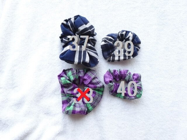 BURBERRY チェック柄 シュシュ 新品未使用 BURBERRY - お値下げ中⭐︎BURBERRY ヴィンテージチェック コットン