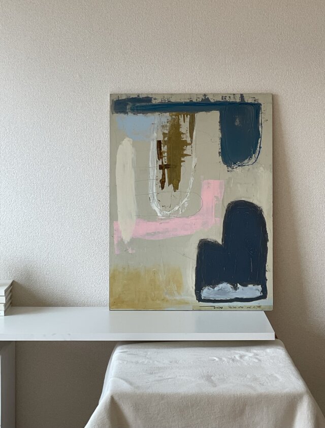 現代アート【原画】Roimos art 油絵 オーナメント 絵画 壁掛け
