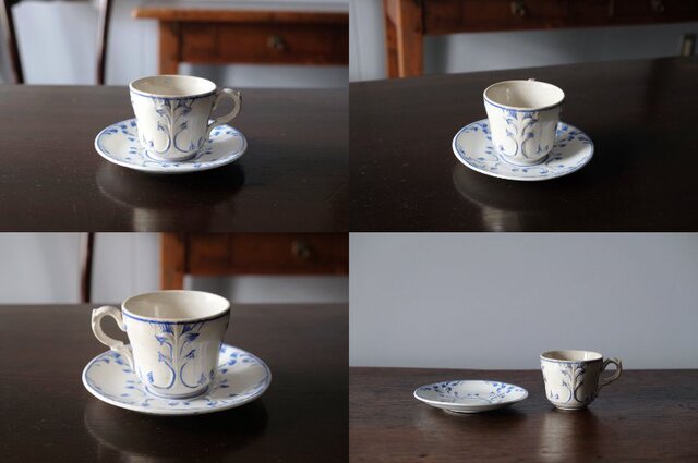 クレイユ&モントロー Creil&Montereau レリーフ カップ