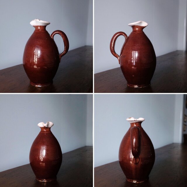 キュノワール CulNoir 19世紀 ピシェ 花瓶 h22.7cm フランス 