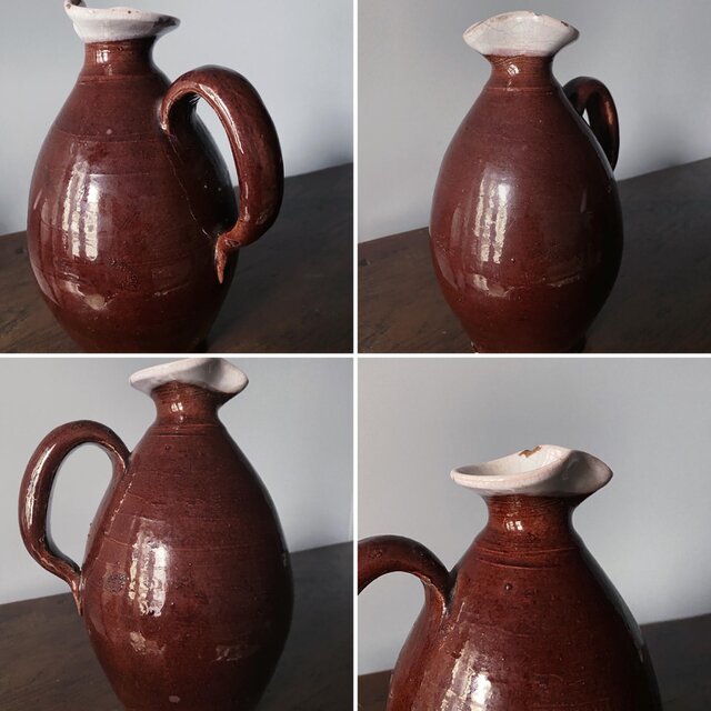 キュノワール CulNoir 19世紀 ピシェ 花瓶 h22.7cm フランス
