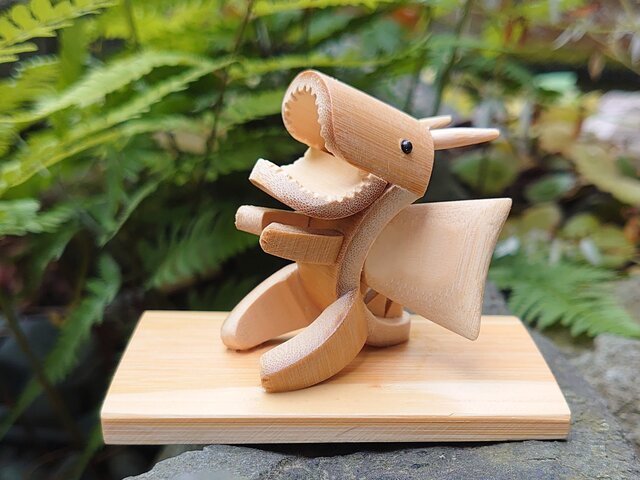 最上の品質な 竹細工～ドラゴンの赤ちゃん | iichi 日々の暮らしを心地よく 置物