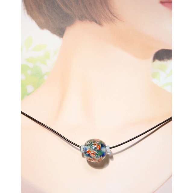 長期在庫SALE（20％オフ）金魚のとんぼ玉（ガラス玉） | iichi