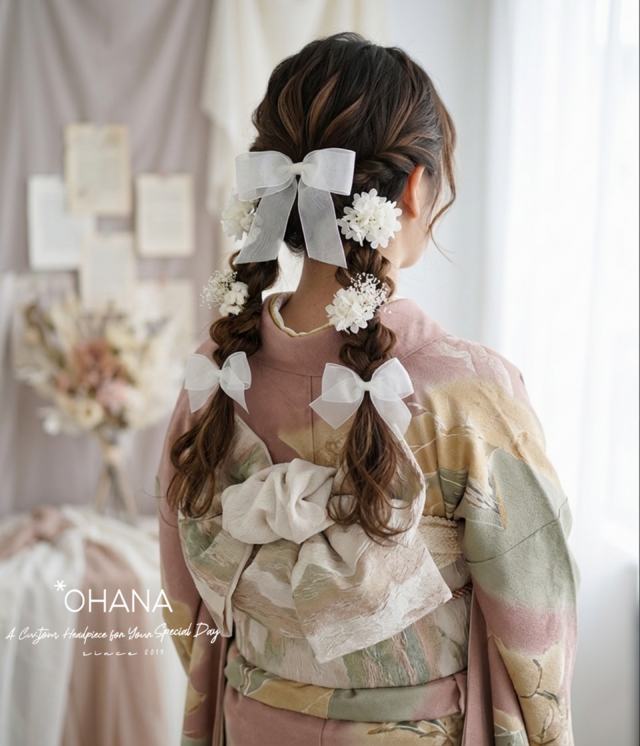 髪飾り 成人式 振袖 卒業式 袴 結婚式 ウェディングヘア 前撮り ヘッド