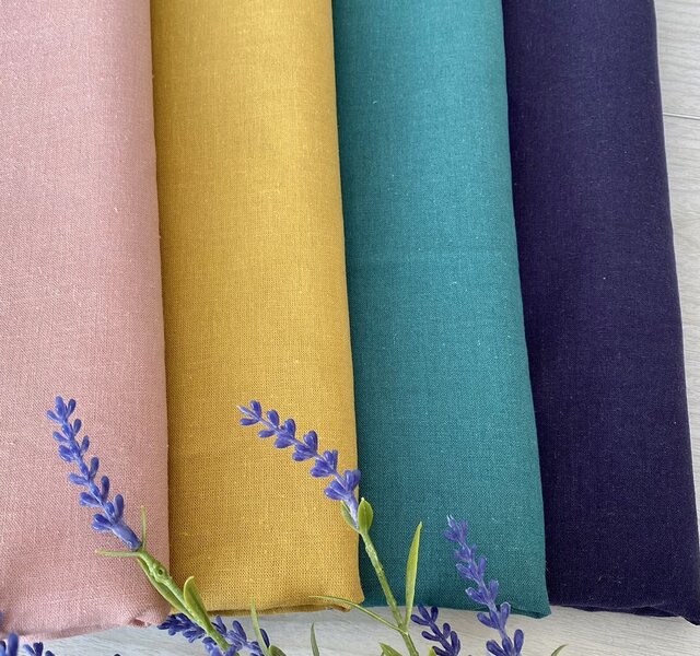 コットンリネン◇ネイビー◇ロングギャザースカート | iichi 日々の