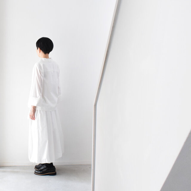 バルーンスカート：白［SK33STWH］ | iichi 日々の暮らしを心地よく