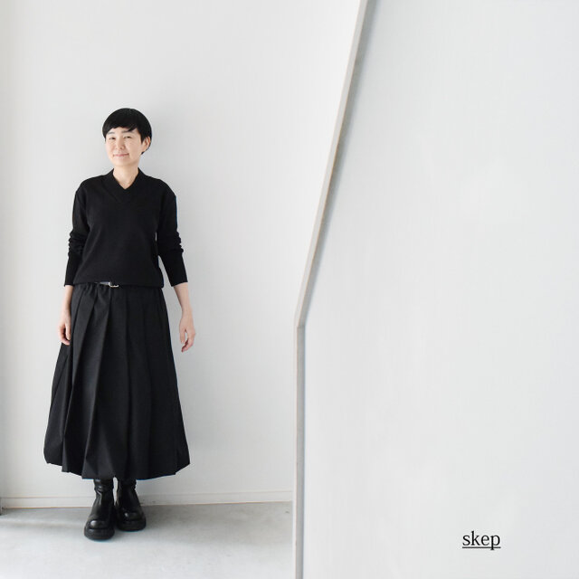 バルーンスカート：黒［SK33STBK］ | iichi 日々の暮らしを心地よく