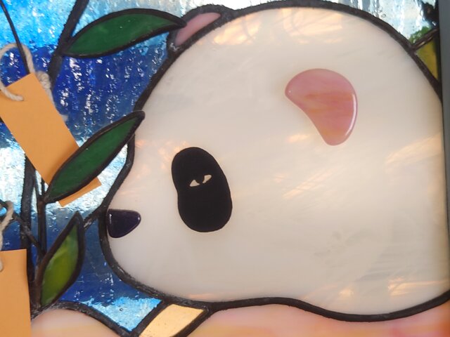 七夕パンダ」のステンドグラス | iichi 日々の暮らしを心地よく