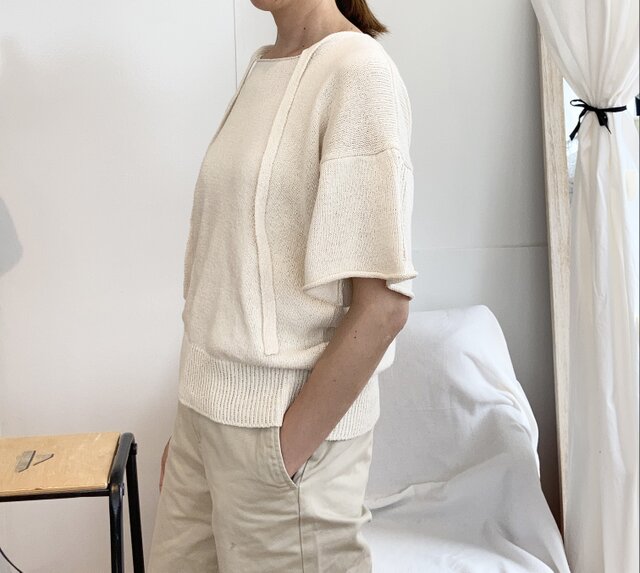 Rosie Cotton Silk Sweater | iichi 日々の暮らしを心地よくする