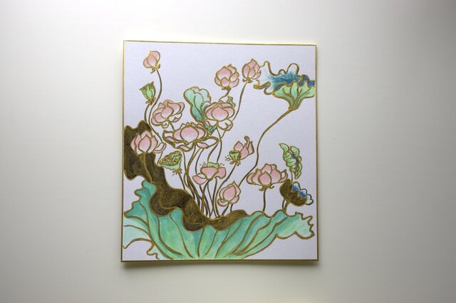 色紙絵　日本画他、いろいろ　33枚セット　【A】 色紙絵 日本画他、いろいろ 33枚セット 【A】