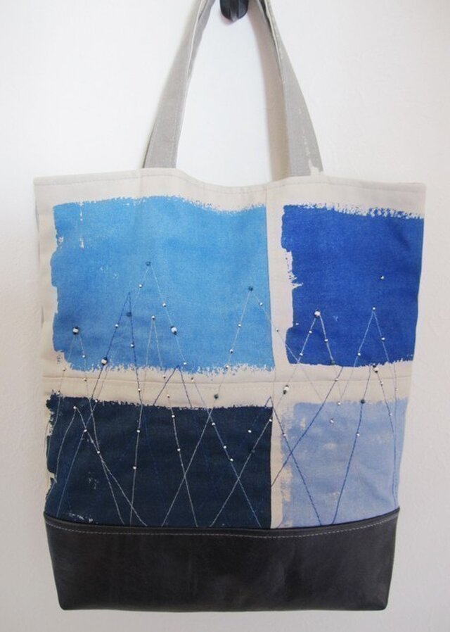 セール♪青色トートかばん