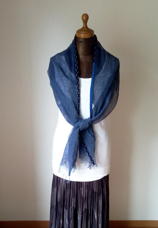 蚊帳の大判ストール