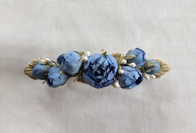 No.643  ハンドメイド バレッタ  プルメリア No.643 ハンドメイド バレッタ プルメリア