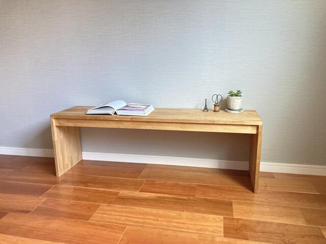 コの字テーブル W120 | iichi 日々の暮らしを心地よくするハンドメイド