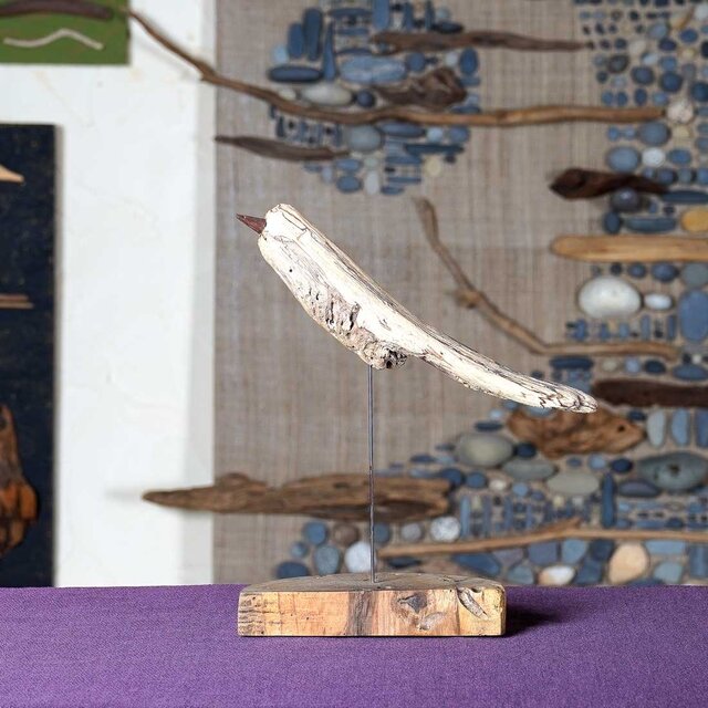 流木の鳥 木の鳥 wood bird 鳥 鳥のオブジェ （Msaiz） 137