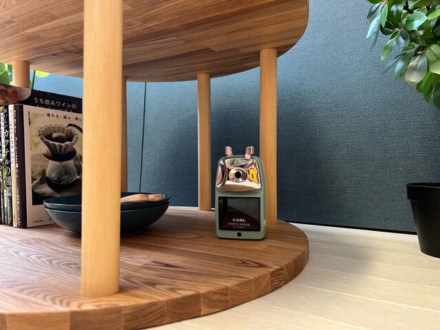 送料無料】 ローテーブル 柱形ドラムテーブル 60cm 35cm タモ 小物置き