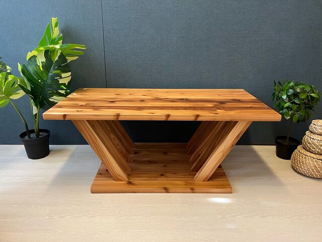 送料無料】 ローテーブル 長方形 格子脚 90cm 60cm 45cm 収納