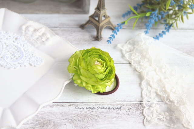 Green×Flowerヘアゴム❁✿✾ Green×Flowerヘアゴム❁✿✾
