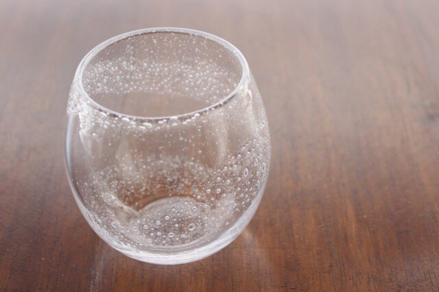 小さな泡のグラス 渦 大きめの画像1枚目