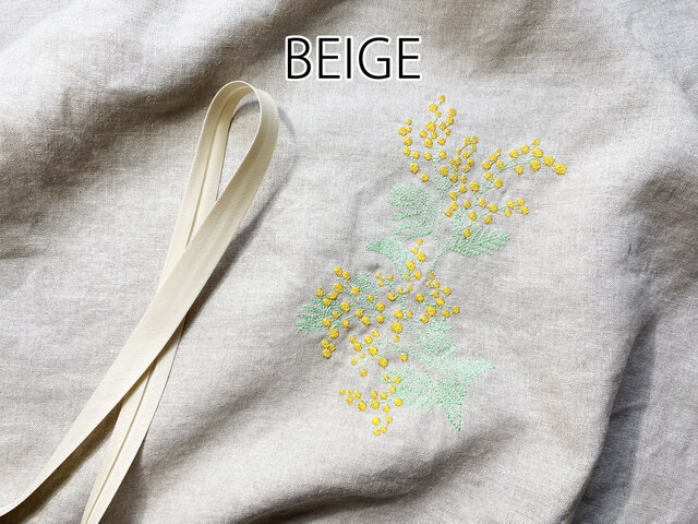 ミモザ刺繍のキッズワンピース [4 colors] | iichi 日々の暮らしを