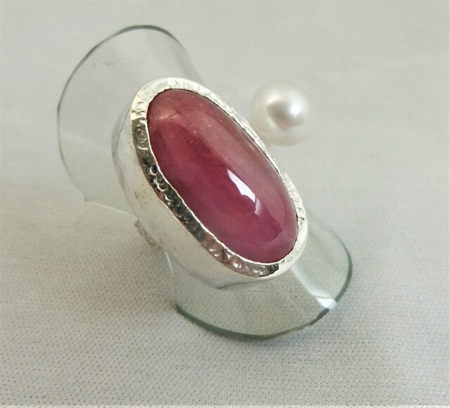 アンティークリング　ルビー&パールの指輪 ルビー パールWリング | iichi 日々の暮らしを心地よくする