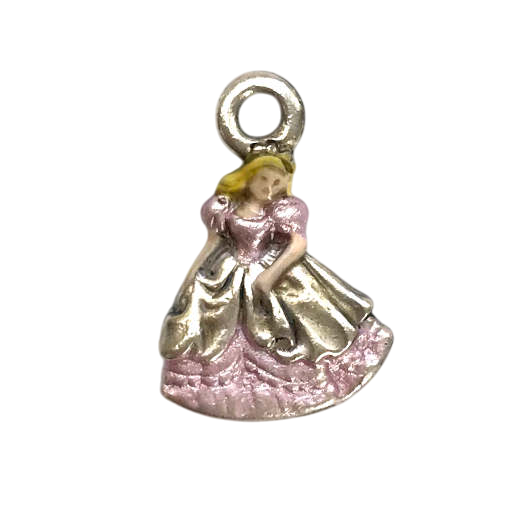 Sale* アメリカ製 メタルチャーム プリンセス SC お姫様 おとぎ話 ティアラ　B-2291