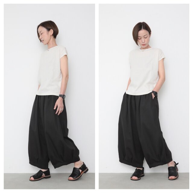 夏のお出かけセット 7 / kabocha pants B and Frame stole | iichi ハンドメイド・クラフト作品・手仕事品の通販