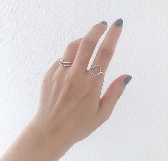 リングsilver【Mone】／ラウンドリング シルバー925 | iichi
