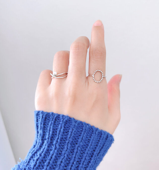 リングsilver【Mone】／ラウンドリング シルバー925 | iichi 日々の