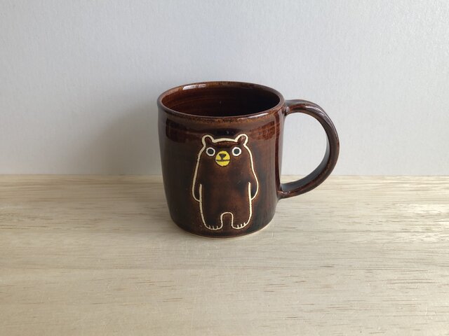 クマのマグC | iichi 日々の暮らしを心地よくするハンドメイドや