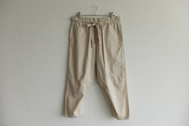 new♪❇︎ハンドメイド❇︎もんぺパンツサルエル　天日干しコットン　ダークカーキ　L new♪❇︎ハンドメイド❇︎もんぺパンツサルエル 天日干し