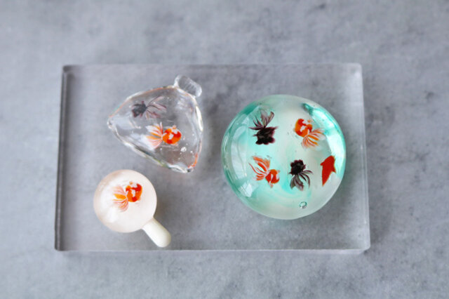 ミニチュアサイズのお祭り金魚♡ ミニチュアサイズのお祭り金魚♡ 夏祭りマスコット』発売