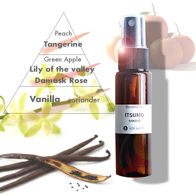 ichi scent【いつものカノジョ】STAND BY ME｜やさしく寄り添う、フローラルシトラスルームミスト