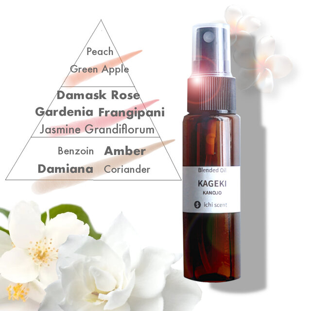 ichi scent【かげきなカノジョ】〜東京ウキウキ〜｜甘く華やかに空間を彩るフローラルフルーティルームミスト