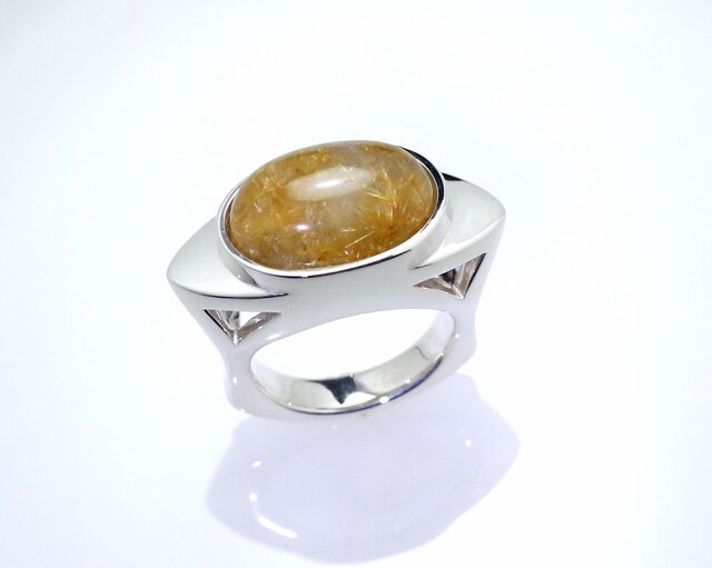 Sv925 フラワールチルクォーツリング 12.64ct | iichi 日々の