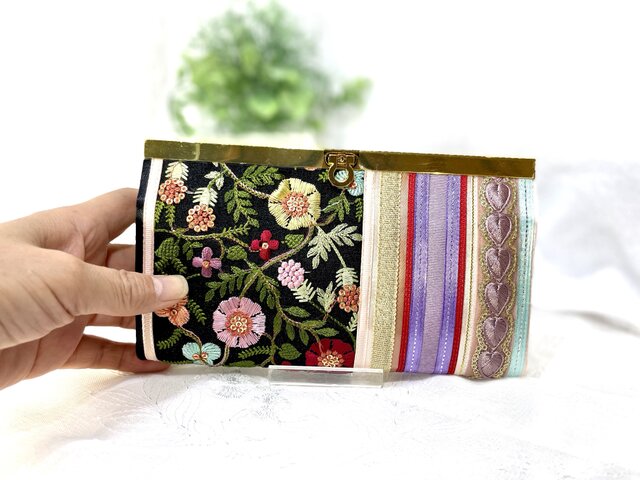 新作❤️幸せを呼ぶお財布、大人女子の長財布 039 | iichi 日々の  
