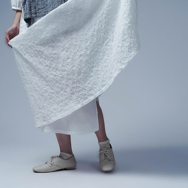 【soco】さらさらペチコート TORAY サップ ペチスカート / 白色 p002g-wht1