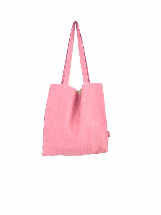 シンプルトートbag  ピンク