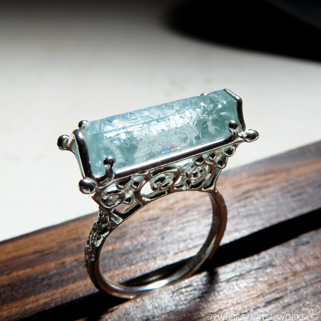 アクアマリン リング / Rough Aquamarine Ring